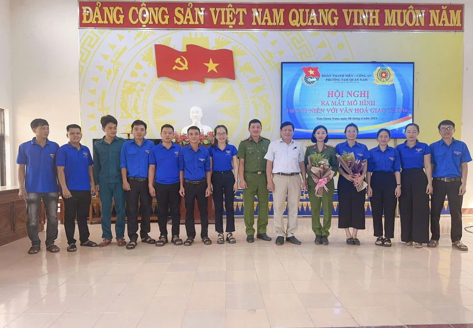 PHƯỜNG TAM QUAN NAM: RA MẮT MÔ HÌNH “THANH NIÊN VỚI VĂN HOÁ GIAO THÔNG”