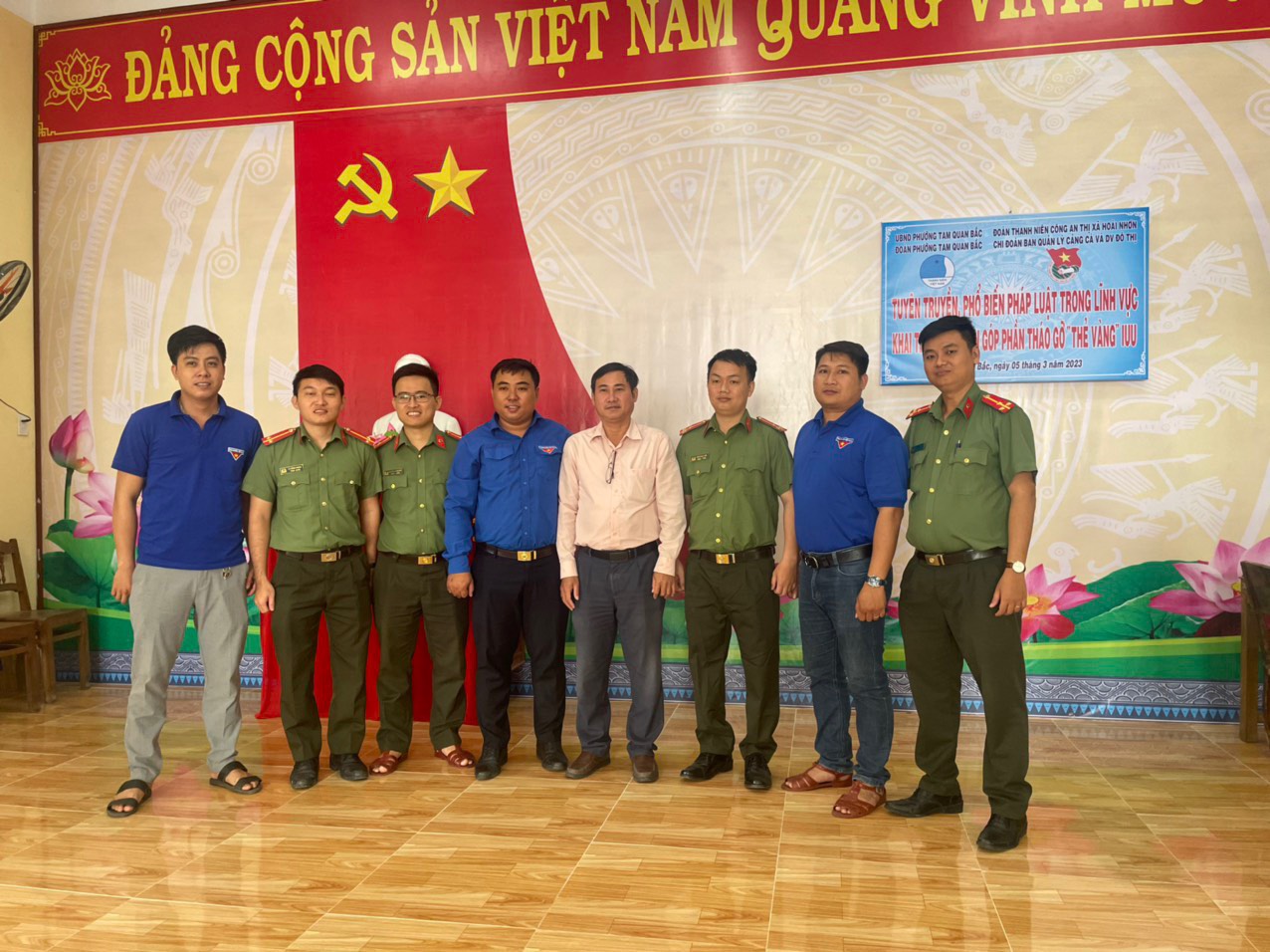 ĐOÀN PHƯỜNG TAM QUAN BẮC HƯỞNG ỨNG CHƯƠNG TRÌNH "THÁNG BA BIÊN GIỚI" VÀ "180 NGÀY HÀNH ĐỘNG CHỐNG KHAI THÁC IUU"