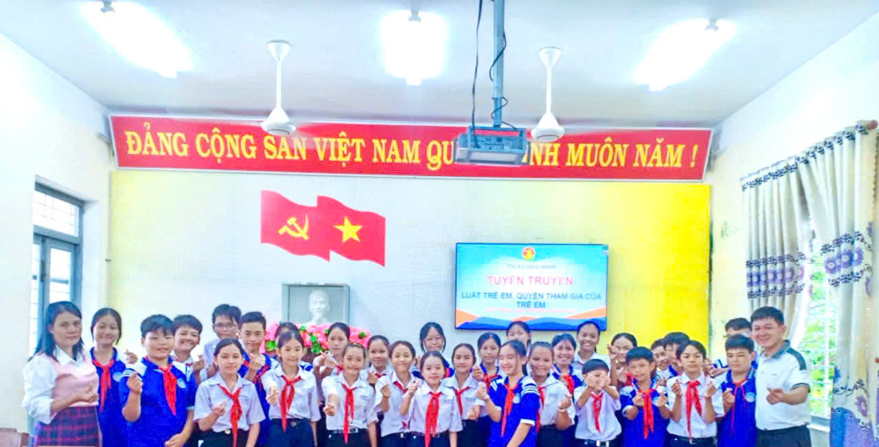 HOÀI NHƠN: TUYÊN TRUYỀN VỀ LUẬT TRẺ EM, QUYỀN THAM GIA CỦA TRẺ EM